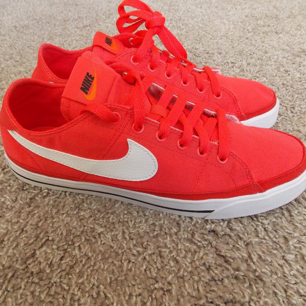 Nike Court Legacy Canvas 'Red' Size Sz 10